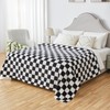 SOCHOW Checkered Flannel Throw Blanket, Soft Cozy Checkerboard Grid Pattern