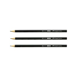 Faber Castell 111100 Pencil, HB, Black