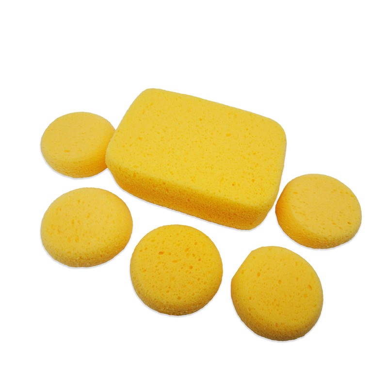 Premium Synthetic Art Crafts Sponges - 6pc Value Pack for