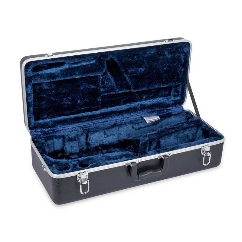 Crossrock CRA860TSBK-R Tenor Saxophone Case-Rectangular ABS Molded with Single Shoulder