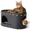 DownyPaws Cat House for Indoor Cats, Cat Bed Cave for
