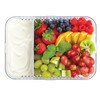 PackIt Mod Large Bento Food Storage Container, Steel Gray, Shatterproof