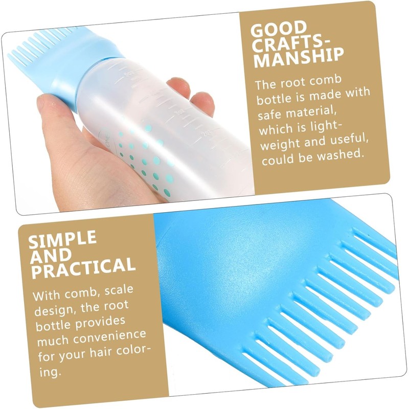 FRCOLOR Botella Aplicadora de Tinte para Cabello 2 Piezas, con