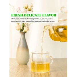 TeeLux Decaf Green Tea Bags, Pure Decaffeinated Green Tea, Super Antioxidant, 100 Count Tea Bags for Hot & Iced Tea