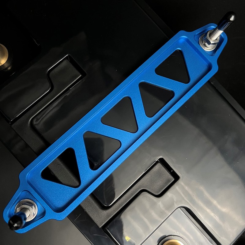 ARONOVA Battery Hold Down Sets,With Billet Aluminum Battery Tie Down