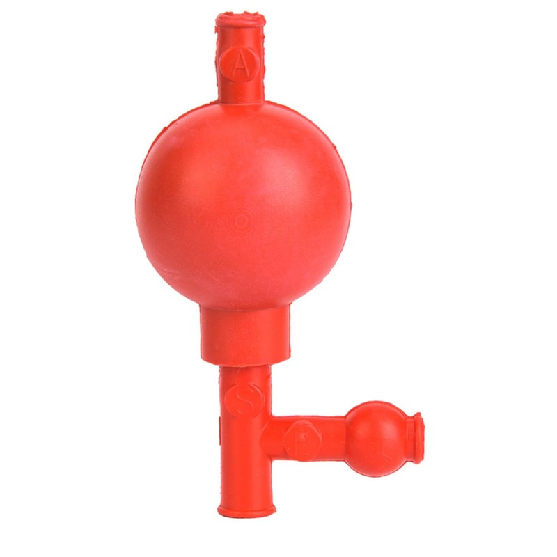 Rubber Suction Bulb Safe Quantitative Pipette Ball with 3 Openings