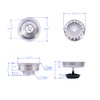 UNI-DRAIN Kitchen Sink Drain Stainless Steel Replacement Kits for Opening