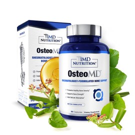 1MD Nutrition OsteoMD for Comprehensive Support - Supplement for Women and Men - Promote Density w/Vitamin D - Hydroxyapatite w/Vitamin D3 & K2-90 Capsules