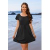 AI'MAGE Pareos & Beach Dresses for Women 68, Black, S,