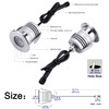 LED Underwater Pool Lights, 3W 12V-24V DC, IP68 Waterproof, Stainless