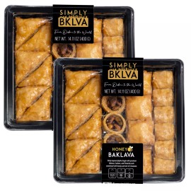 Simply Baklava Mediterranean Sweets With Honey (21 Pieces / 400g) 2 Pack