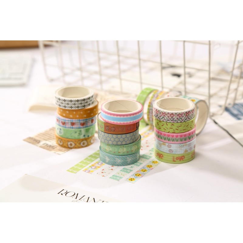 Songdao Washi Tape Thin Width 60 Rolls Set | Various