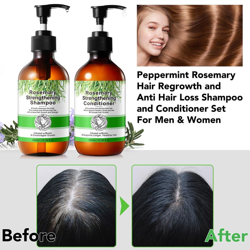 Rosemary Shampoo and Conditioner Set
