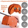 Drill Bit Sharpener,Portable Drill Bit Sharpener,Multipurpose Drill Bit Grinding Sharpener