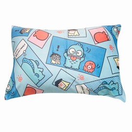 MORIPiLO Sanrio Hankyodong 4621593 Pillow Cover, 16.9 x 24.8 inches (43 x 63 cm), Washable, Microfiber, Character Goods, For Adults and Children, Blue, Morishita