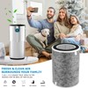 HP202 HP201 True HEPA Replacement Filter Compatible with Shark HP200