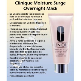 Clinique Moisture Surge Mascarilla Nocturna 100ml + Muestra Todo Tipo De Piel