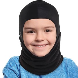 Tough Headwear Ski Mask Kids Boys Girls - Kids Balaclava Ski - Neck Gaiter - Kid Neck Warmer with Helmet Liner Hood