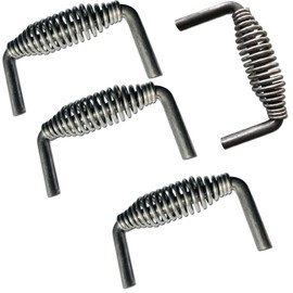 LavaLock Island Outdoor, LLC 5-3/8" Stainless Spring Handle with 1/2" Steel Rod (6" Wide, 3.5" Tall) - Weld ON (4)