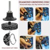 Wkamamo Pack of 15 CSD Sanding Disc, 2 Inch Coarse