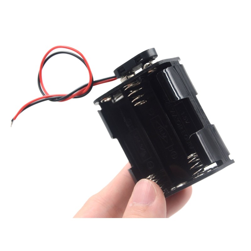 LAMPVPATH 3 Pcs 6 x 1.5V (9V) AA Battery Holder