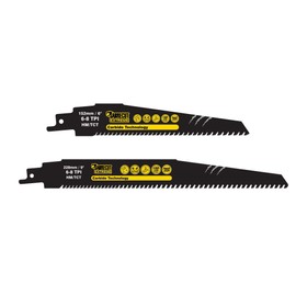 2 x SabreCut SCRSXHMK1 Tungsten Carbide 152mm 228mm Variable 6-8 TPI S956XHM S1156XHM Fast Wood and Plastic Cutting Reciprocating Sabre Saw Blade