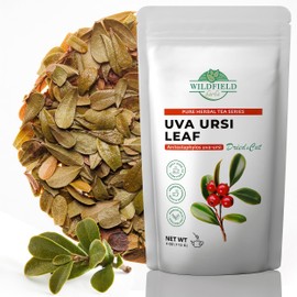 4 oz. Uva Ursi Leaf Uva Ursi Tea Herbal (Arctostaphylos uva-ursi) - 113g Uva-ursi Herb Tea Arctostaphylos uva-ursi
