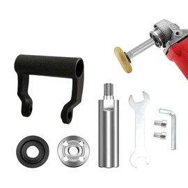 Angle Grinder Extension Connecting Rod Stainless Steel Swivel Extension Shaft Set Adapter Rod Polishing Accessories for Replacement Kit (style1)