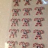 Jolee's Boutique CHRISTMAS CRAFTS CHRISTMAS GLITTER CANDY CANES WITH GEMESTONES