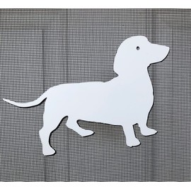 DCentral Dachsund Flexible Screen Magnet: Multipurpose,Double-Sided. Bright White-Easier to See Day & Night. Decorative. Helps to Stop Walking into Screens, Size W 7.3" x L 4.6"