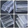 heavenlife 2 Pack Acrylic Business Card Holders, 2 Tiers Clear