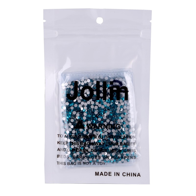 Jollin Glue Fix Crystal Flatback Rhinestones Glass Diamantes Gems for
