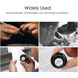 Shiwaki 10X Watchmaker Loupe,Magnifying Glass Engravings Magnifying Glass for Watch Jewellery Diamonds,Coins,Engravings Magnifying