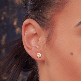 Green Beauty Life Fashionable Stainless Steel 5 Rings Earrings | Earrings for Women in Jewellery Set | High Quality Women's Earrings Set | Gift for Birthday, Valentine's Day etc., Stainless Steel