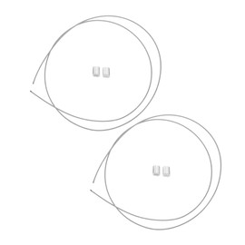 2pcs String Basketball Net, Silver Steel Wire, Ideal for Indoor/Outdoor Use, Easy Installation, Upgrades Basketball Equipment