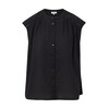 s.Oliver Blouse Top with Ruffle and Lace Detail, black
