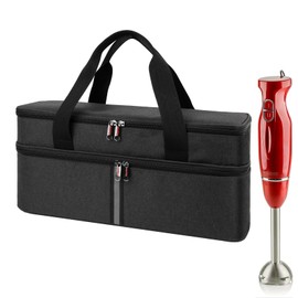 Kingshion Storage bag for Hand Blender,Carrying Case for Immersion Blender Handheld,Stick Blender Travel Storage Organizer (Bag Only)