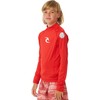 RIP CURL Boys Brand Wave UPF Long Sleeve Rash Vest