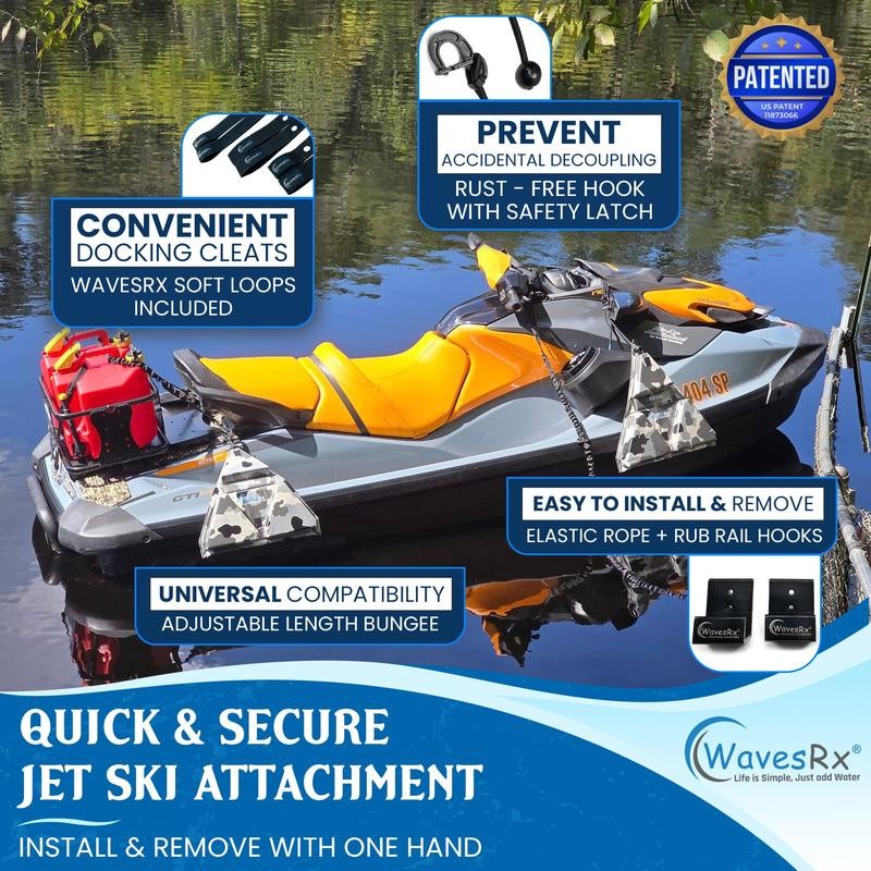 WAVESRX TRIFENDER DOCKING BUMPERS - Style: ORCA BLACK