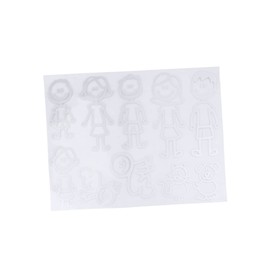 GRIRIW Cat Car Stickers Reflective Windshield Bodywork Decals 1 Sheet for Decor