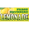 4 Less Co 12x6 Inch Food Truck Restaurant Store Sign Decal Sticker - Fresh Squeezed Lemonade