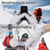 Feelorna Women Ski Gloves, Waterproof Touchscreen Ski Mittens Soft Winter