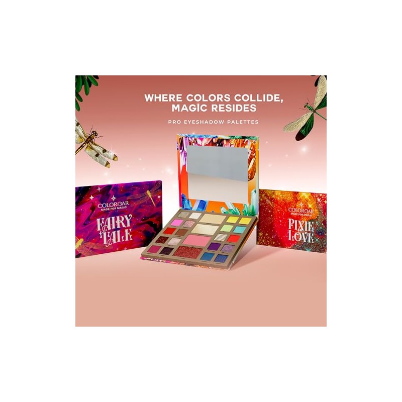 Colorbar Paleta de Sombras - Sombras Brillantes Pigmentadas - Resistente