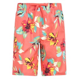 Kanu Surf Men's Flex Swim Trunks (Regular & Extended Sizes), Bora Bora Coral, Large