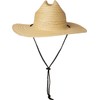 Quiksilver Men's Pierside Lifeguard Beach Straw Hat, Natural