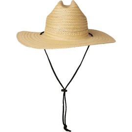 Quiksilver Men's Pierside Lifeguard Beach Straw Hat, Natural