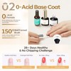 Modelones Top and Base Coat Nail Primer Set, 15 ml,