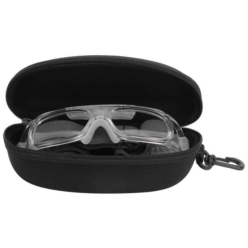 AntiExplosion Basketball Glasses Football Goggles UV Protection Sport Eyeglasses(White )
