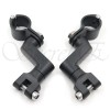 Secret-E 1.25" engine guards FootPeg Mounts Clamp For Harley Replacement