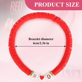 11Pcs Taylor Friendship Bracelets for Music Lovers, TS Inspired Bracelets Set in Rich Colors, A Exciting Birthday Present for Admirers of Great Singers, Pay Tribute to Sister Music Lover Singer Fans